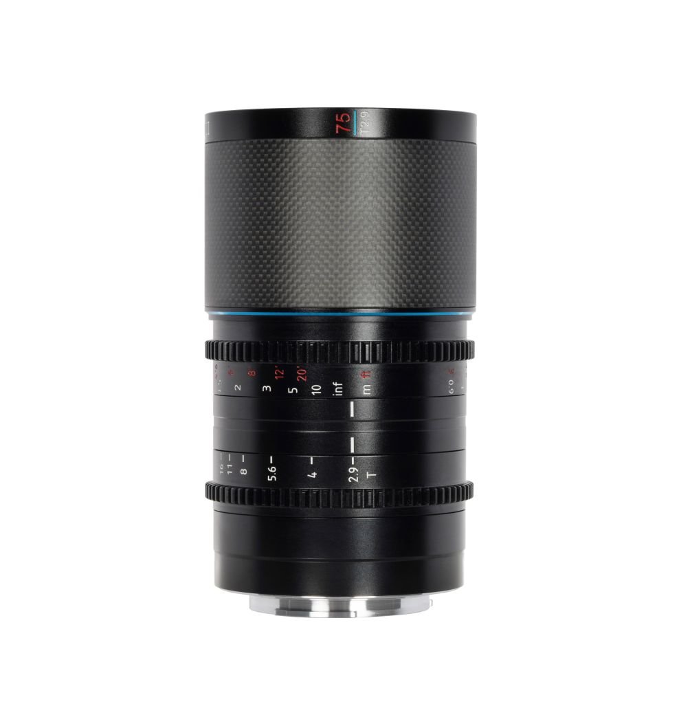 Ống kính Anamorphic SIRUI Saturn 75mm T2.9 - 1.6X for Canon RF (full frame) - Chính hãng