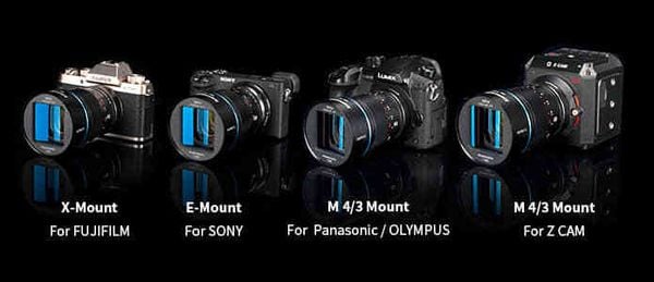 Ống kính SIRUI 50mm f1.8 Anamorphic