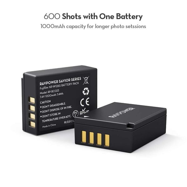 Pin Ravpower NP-W126