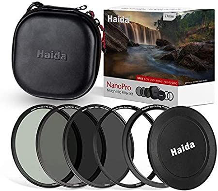 Bộ kit kính lọc Haida NanoPro Magnetic size 77mm - HD4670 công nghệ hít từ tính dễ thao tác
