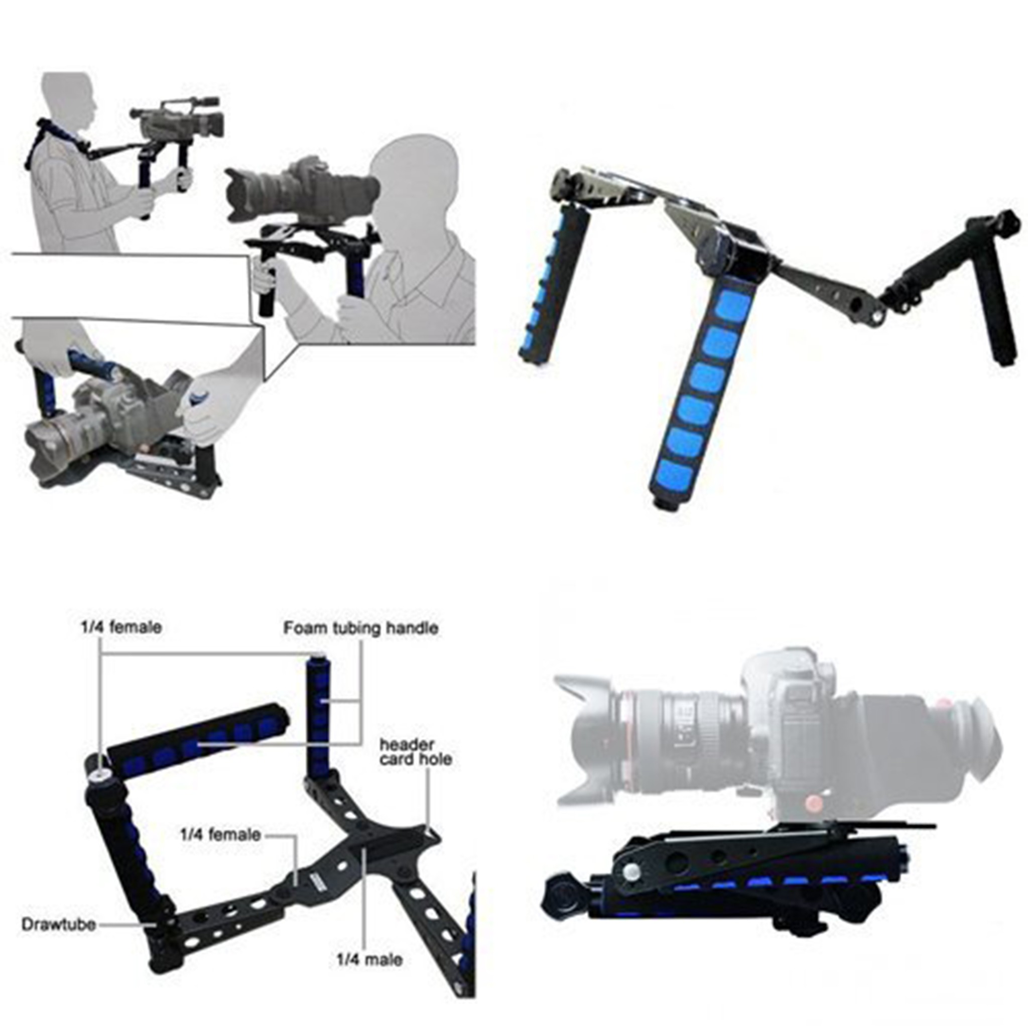 DSLR Rig Movie Kit Shoulder Rig Mount RL-01 – SÔNG HỒNG CAMERA