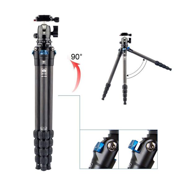 CHÂN MÁY ẢNH CARBON SIRUI AM-225 + BALL HEAD B-00K - Chính hãng