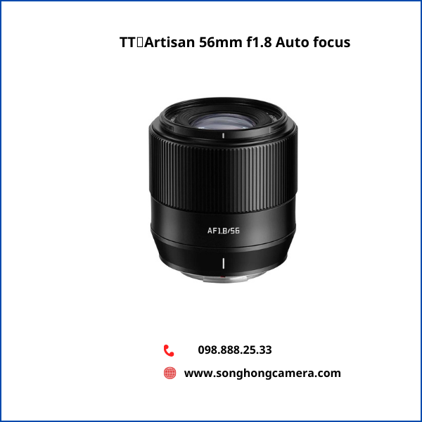 Lens Auto foucus TTArtisan 56mm F1.8 For Fujifilm