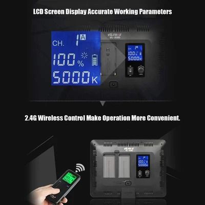 Đèn LED hai màu Viltrox VL-200T có màn hình LCD