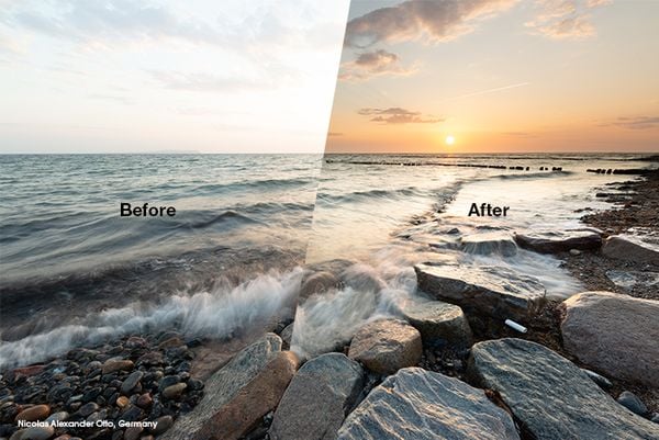 Combo 3 filters Haida Red-Diamond GND Hard 100x150mm (Hệ M10) gồm 3 filter GND0.6; GND0.9; GND1.2 stop) - HD4314