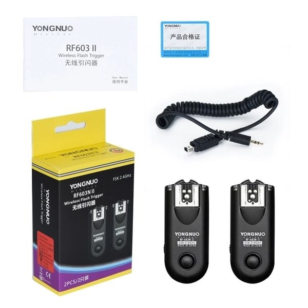 Flash Trigger RF603 II for Nikon D800E D800 D700 D300 D2X D2H D200 D1H D1X D3X D3...