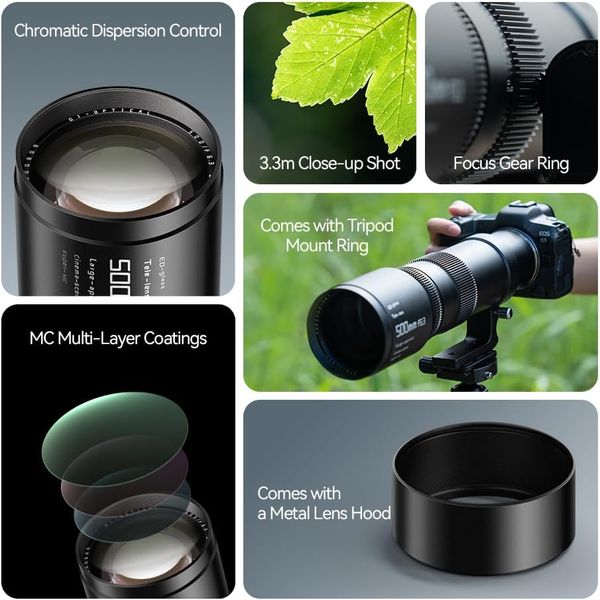 Ống kính TTArtisan 500mm F6.3
