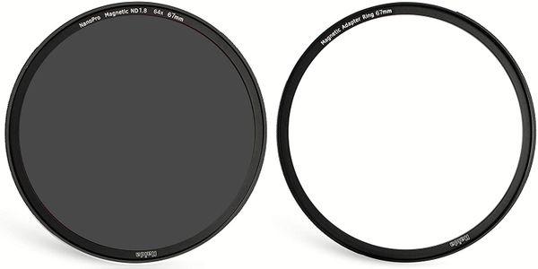 Filter Haida Nano pro ND64 (6 stops) (kèm adapter ring magnetic) - công nghệ hít từ tính dễ thao tác HD4664