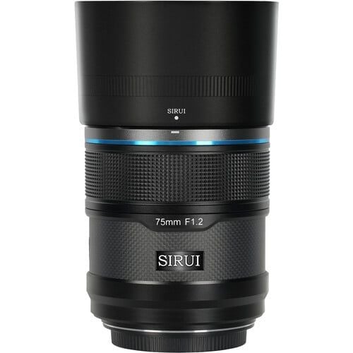 Lens Sirui Sniper 75mm F1.2 autofocus for Sony E, Fuji XF, Nikon Z (màu Carbon/ màu bạc/ màu trắng)