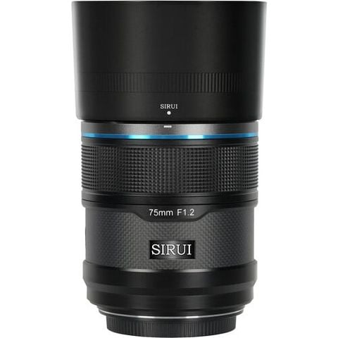 Lens Sirui Sniper 75mm F1.2 autofocus for Sony E, Fuji XF, Nikon Z (màu Carbon/ màu bạc/ màu trắng)