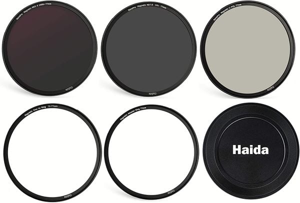 Bộ kit filter Haida Nano Pro Magnetic size 77mm công nghệ hít từ tính dễ thao tác - HD4670