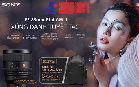 Ống kính Sony 85mm F1.4 GM II Chính hãng (Pre Order Nhận ngay ba lô trị giá 3.500.000đ)