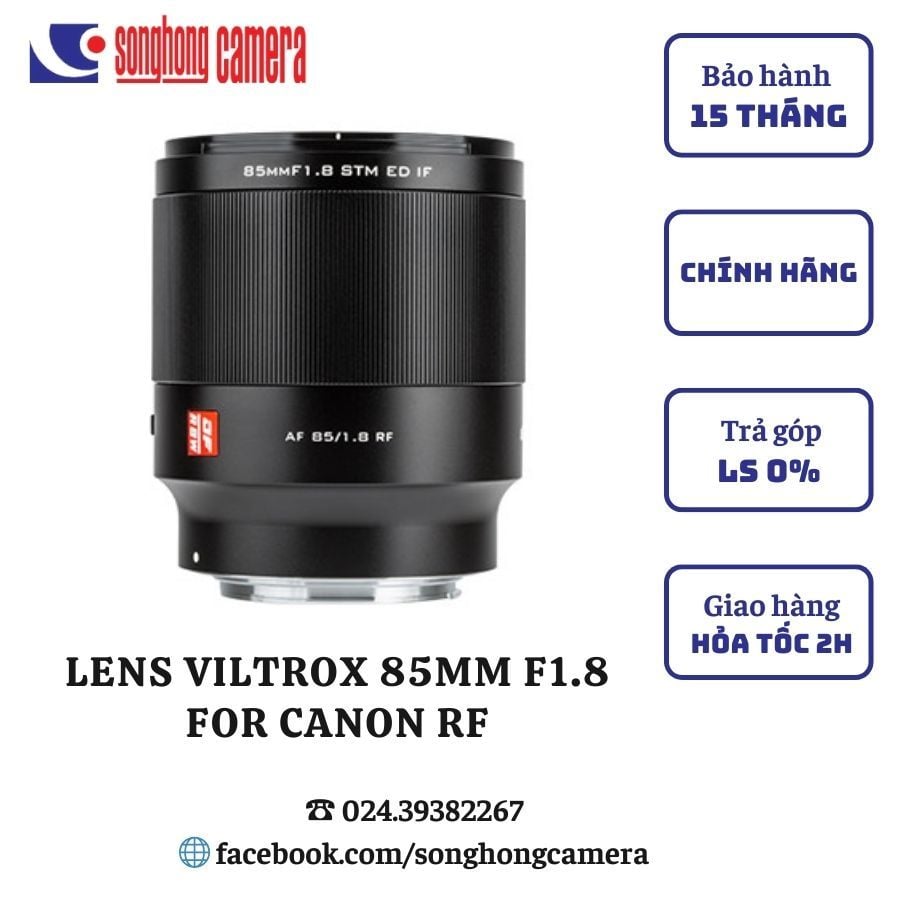 Lens Viltrox 85mm F1.8 for canon RF