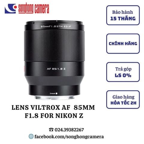 Lens Viltrox AF  85mm f / 1.8 for Nikon Z