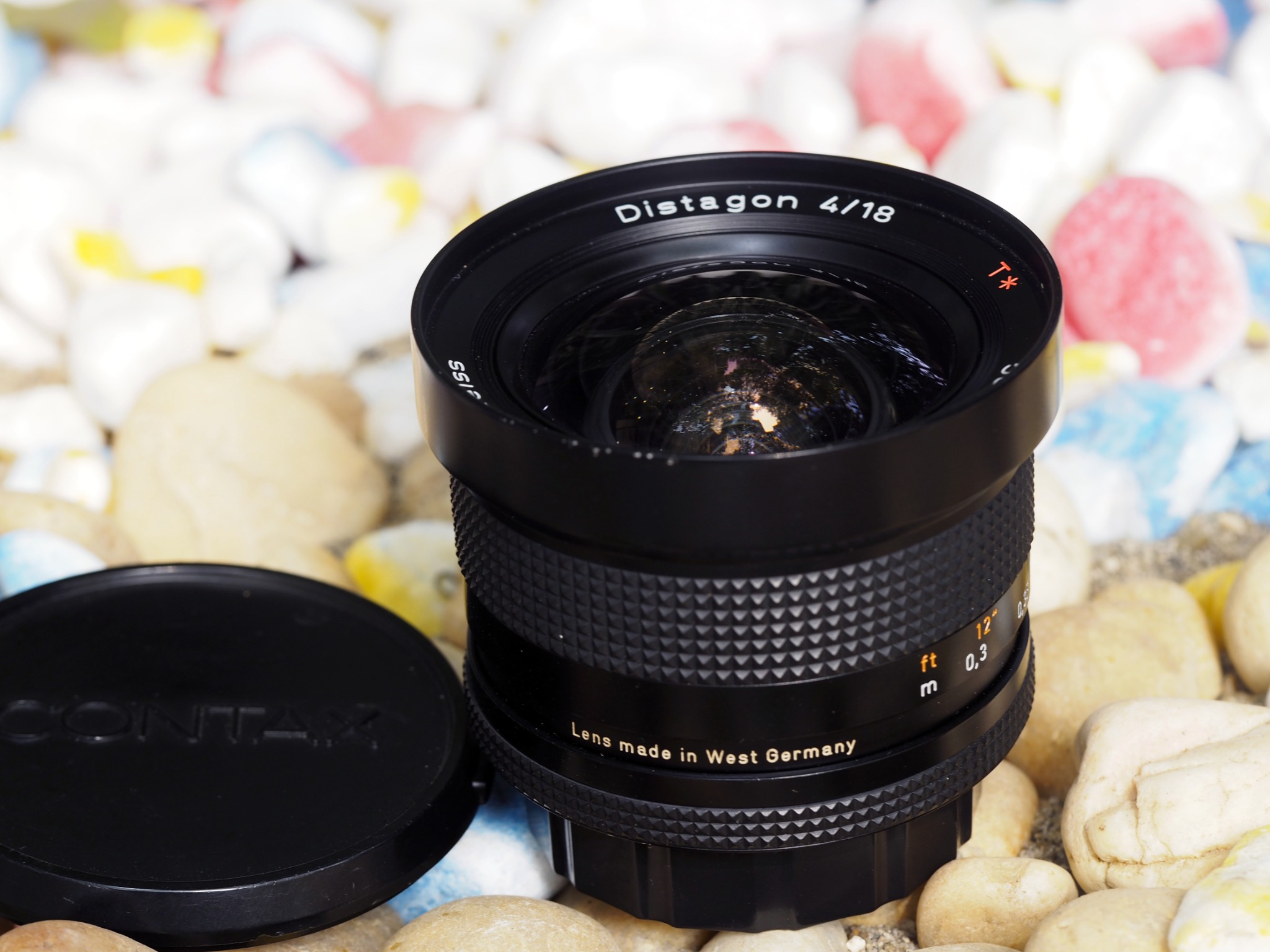 Contarex用 Carl Zeiss Distagon 18mm F4 Rare!!【N MINT w/CAP,RING】 Carl Zeiss Distagon 18mm F4 For