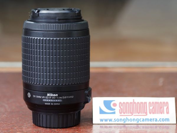 Ống kính LensNikkor/Nikon 55-200mm F/4-5.6G ED VR cũ (đã qua sử dụng - 96%)
