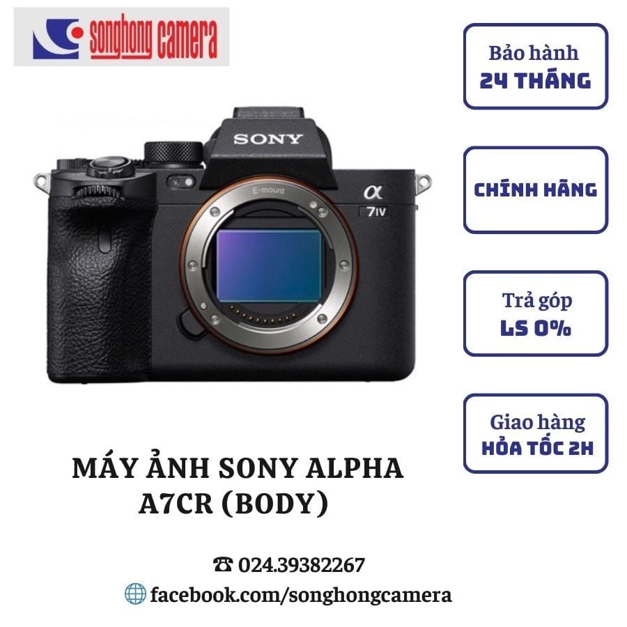 Máy ảnh Sony Alpha A7CR (body, hàng chính hãng)