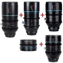 Sirui Anamorphic lens (35mm, 50mm, 75mm, 100mm T2.9 1.6 X + Adapter) combo - Chính hãng