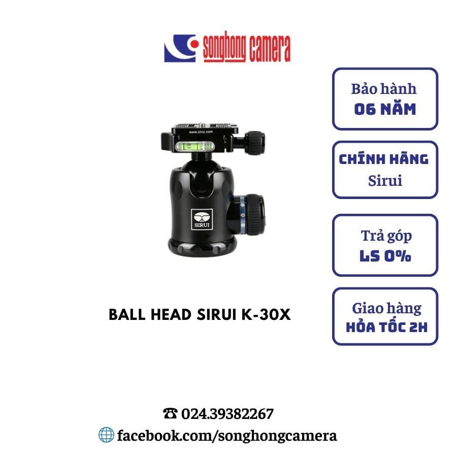 đầu củ chân chuyên dụng sirui