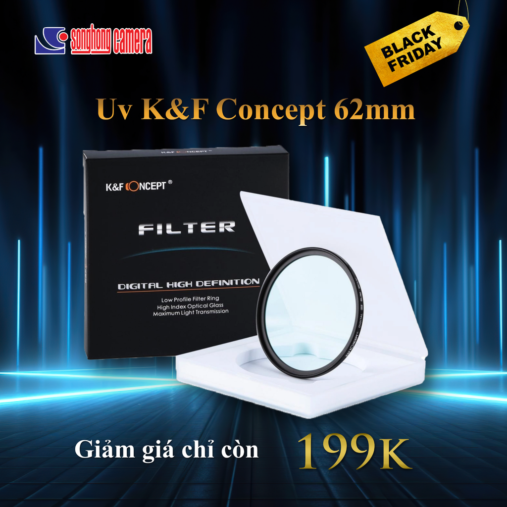Filter K&F Concept HD Slim 62mm MC UV