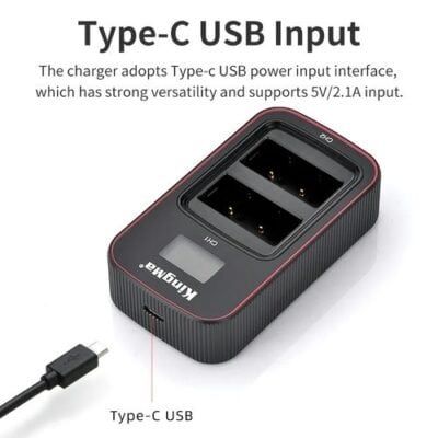 Sạc đôi Kingma W126 có màn hình điện tử
