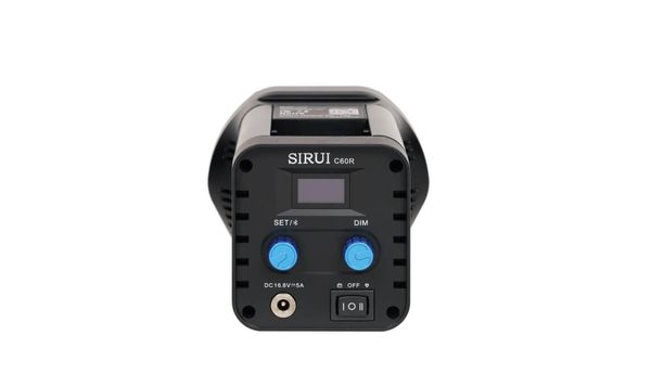 Đèn Studio SIRUI C60R RGB 360 ° Led màu 60W RGB- siêu yên tĩnh (20dB) - Chính hãng