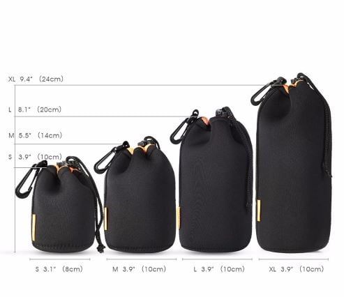 Túi đựng Ống Kính K&F (size S/ M/ L/ XL)