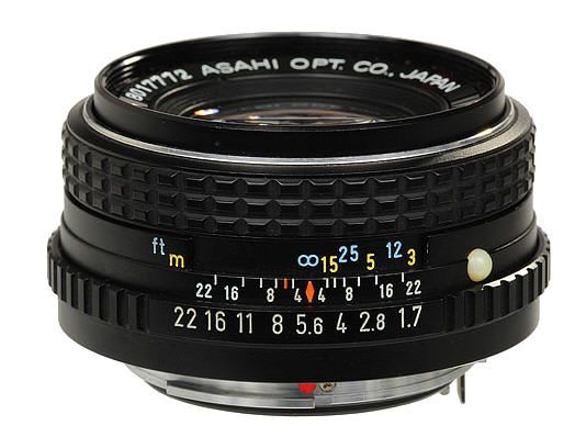 Lens Pentax MF-M 50mm F2 SMC