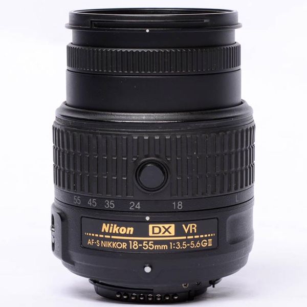 Ống kính Nikkor/Nikon 18-55mm f/3.5-5.6G VR II cũ (đã qua sử dụng - 98%)