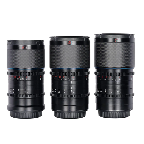 Combo Lens Anamorphic SIRUI Saturn 35mm/ 50mm 75mm T2.9 (Fullframe) for Nikon Z - Chính hãng