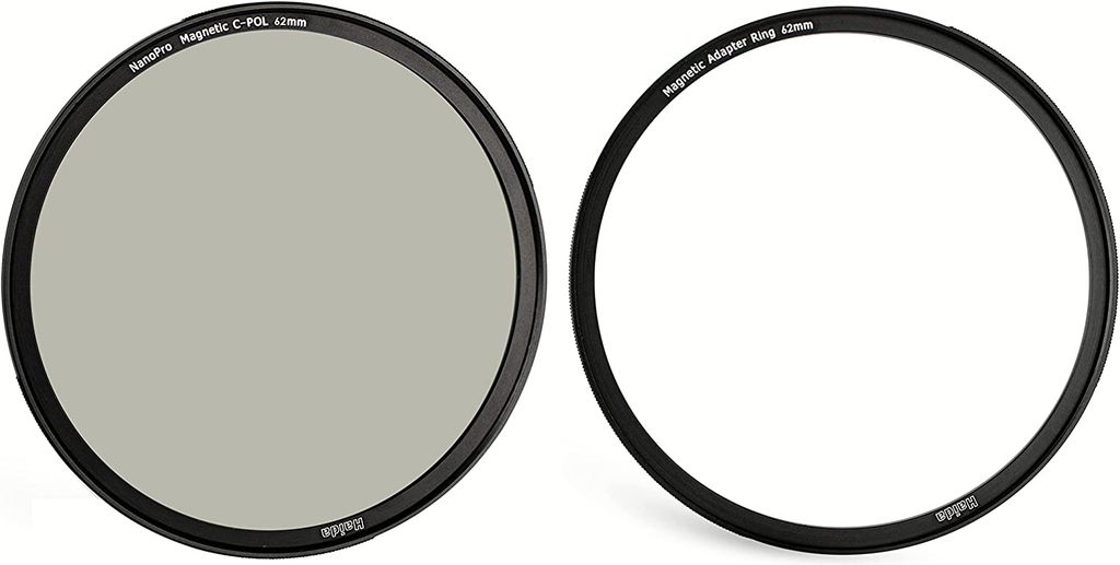 Kính lọc Haida Nanopro Magnetic CPL size 82mm (kèm adapter ring) - HD4666 công nghệ hít từ tính dễ thao tác