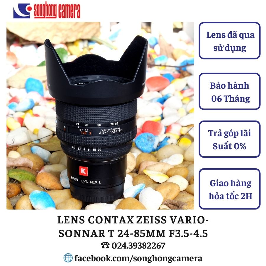 Contax Carl Zeiss Vario-Sonnar T* 24-85mm F3.5-4.5 - Thiết kế của Contax Carl Zeiss Vario-Sonnar T* 24-85mm F3.5-4.5