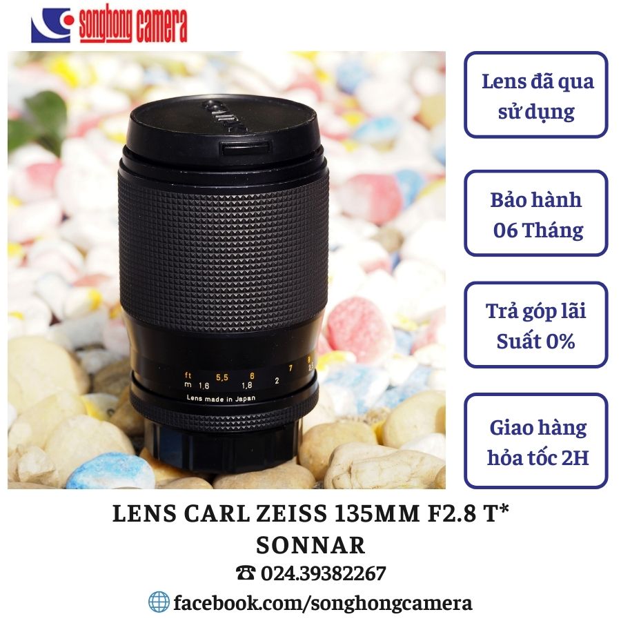 Lens Carl Zeiss 135mm f2.8 T* Sonnar CY – SÔNG HỒNG CAMERA Lens Carl Zeiss 135mm f2.8 T* Sonnar CY – SÔNG HỒNG CAMERA