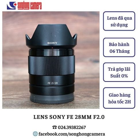 Lens Sony FE 28mm F2.0 ( 98% )