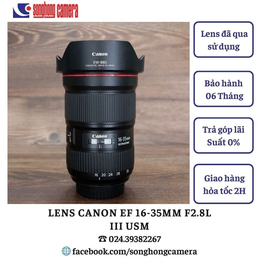 Lens Canon EF 16-35mm F2.8L III USM (97%)