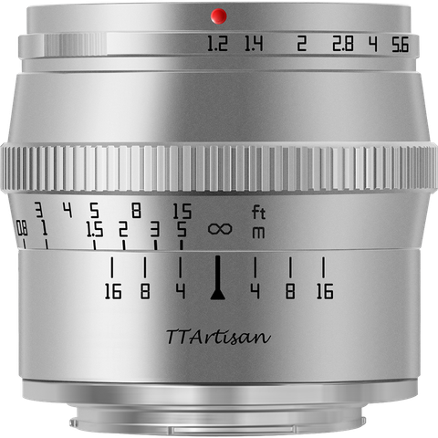 Ống kính Ttartisan 50mm f1.2 for Canon EOS M (Silver)