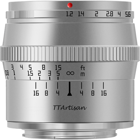 Ống kính Ttartisan 50mm f1.2 for Fuji XF (Silver)