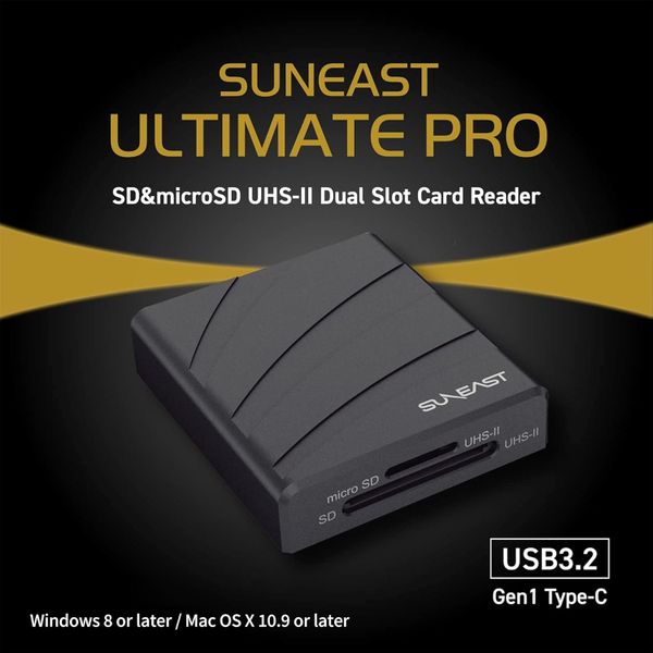 Đầu đọc thẻ Suneast SDXC USB-C 3.2/USB-A 3.0