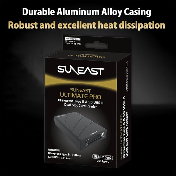 Đầu đọc thẻ Suneast CFexpress Type B (2 trong 1: CF-B & SD UHS-II)