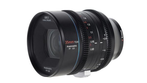 Ống kính SIRUI fullframe anamorphic T2.9 1.6x 35mm + bộ chuyển đổi anamorphic 1.25x - Chính hãng