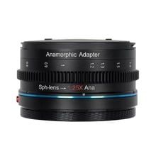Ống kính SIRUI Anamorphic lens (35mm, 50mm, 75mm, 100mm T2.9 1.6 X + Adapter) combo - Chính hãng