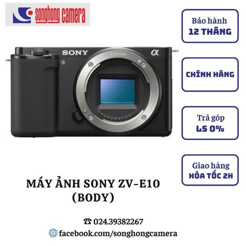 Máy Ảnh Sony ZV-E10 Body Mới 100%