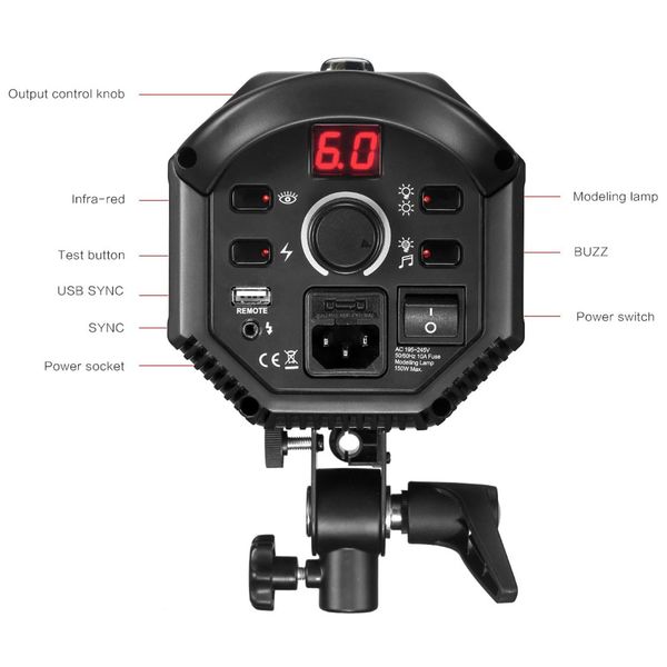 Đèn Studio Jinbei CALER EC v300 W