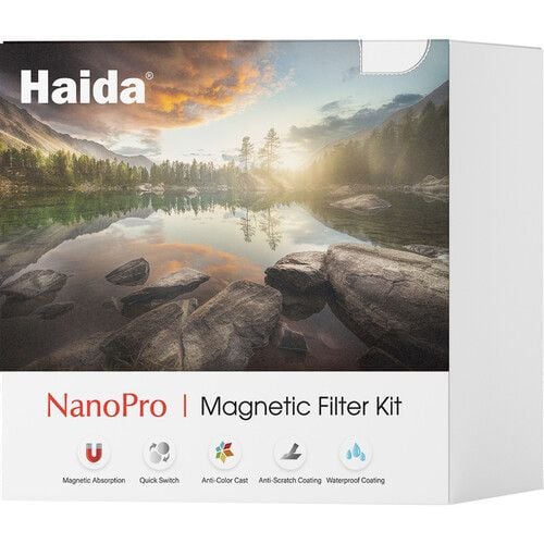 Bộ kit filter Haida Nano Pro Magnetic size 77mm công nghệ hít từ tính dễ thao tác - HD4670