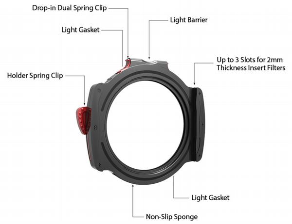Haida M10 Holder/ Giá đỡ bộ lọc Haida M10 - HD4250