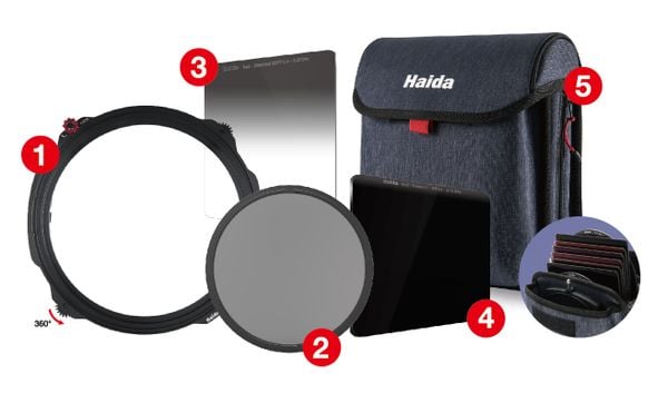 Combo filters Haida Landscape Kit (Hệ M15)/ Bộ combo filters dành cho nhiếp ảnh phong cảnh - HD4572