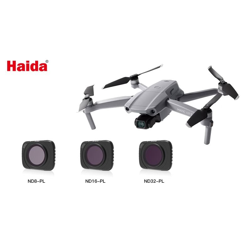 Bộ kính lọc Haida  Nano Pro ND-PL cho DJI Mavic Air 2 - HD4602