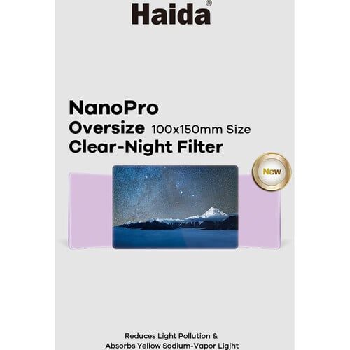Filter chụp đêm Haida Nano pro clear night 100x150mm (Hệ M10) - HD4650