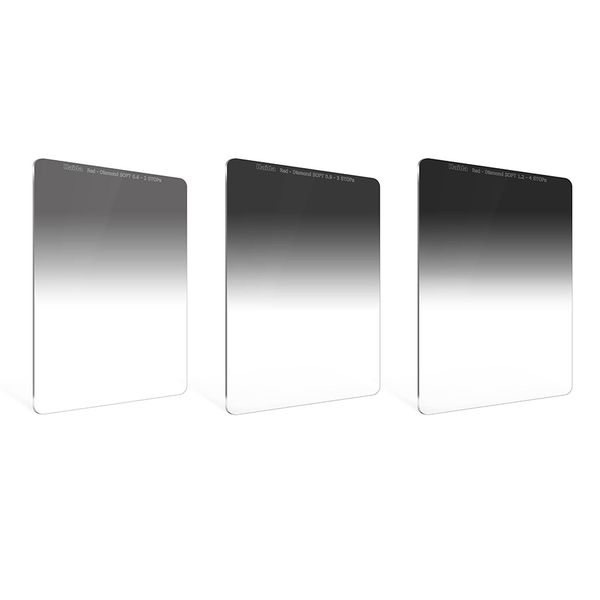 Bộ filter Haida Red-Diamond GND Soft 100x150mm (Hệ M10) - Gồm 3 filter GND0.6; GND0.9; GND1.2 stop) - HD4312