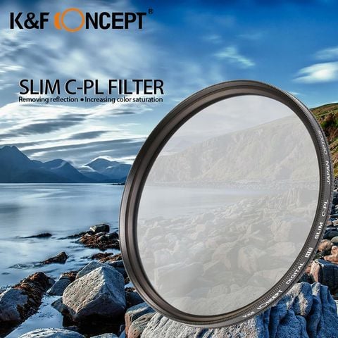 Filter CPL 62mm | K&F Concept HD Circular Polarizing Slim
